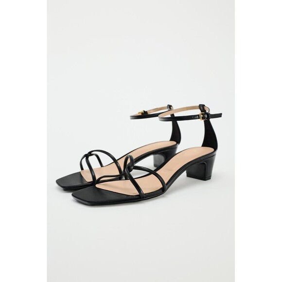 Zara High Heeled Strap Sandals - 9 - Picture 3 of 7